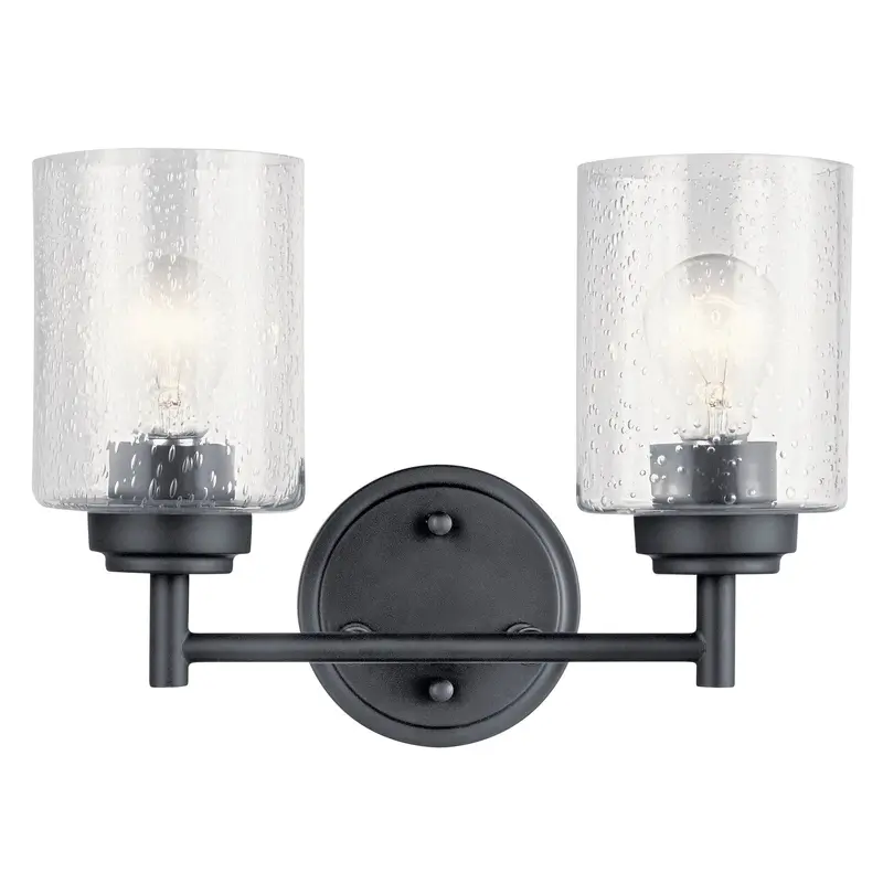 Winslow Two Light Bath Black