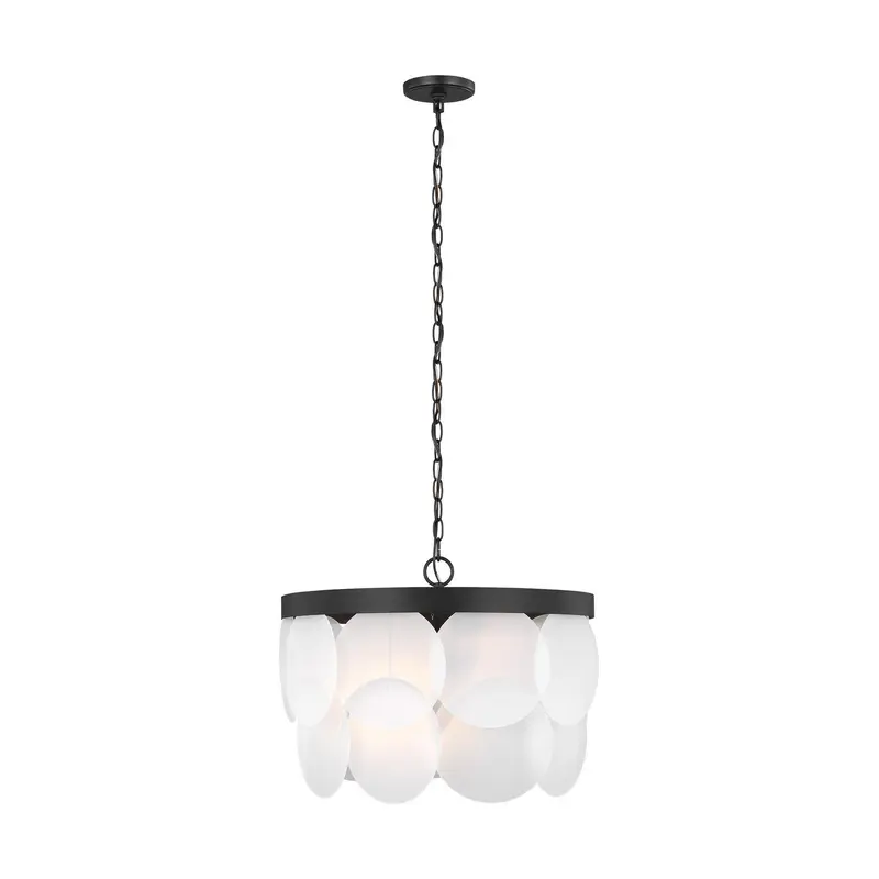 Mellita Six Light Pendant Midnight Black