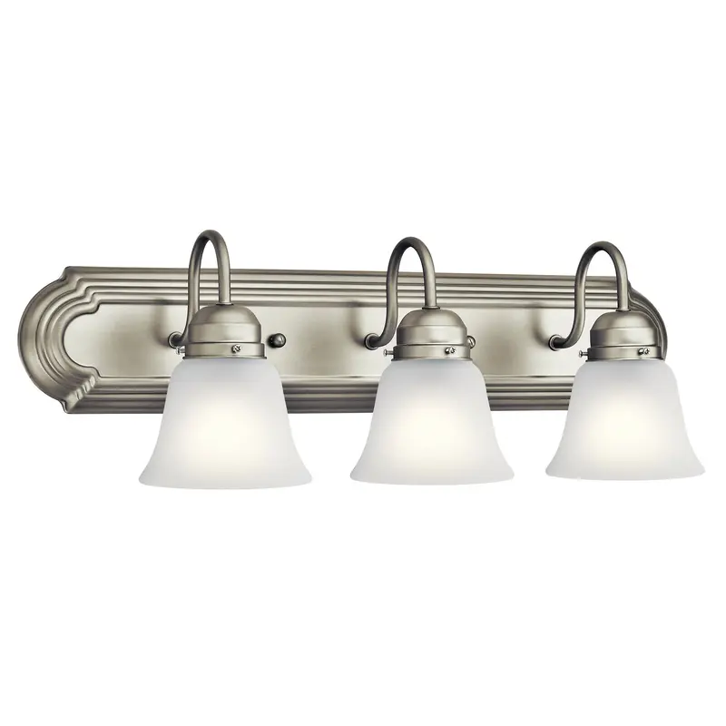 Three Light Bath Brushed Nickel