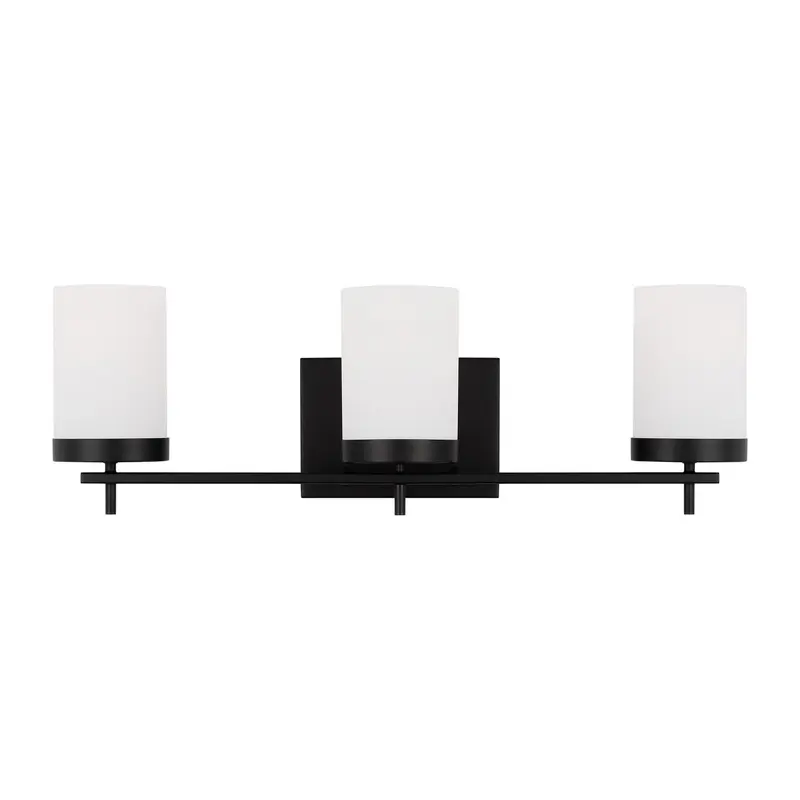 Zire Three Light Bath Midnight Black