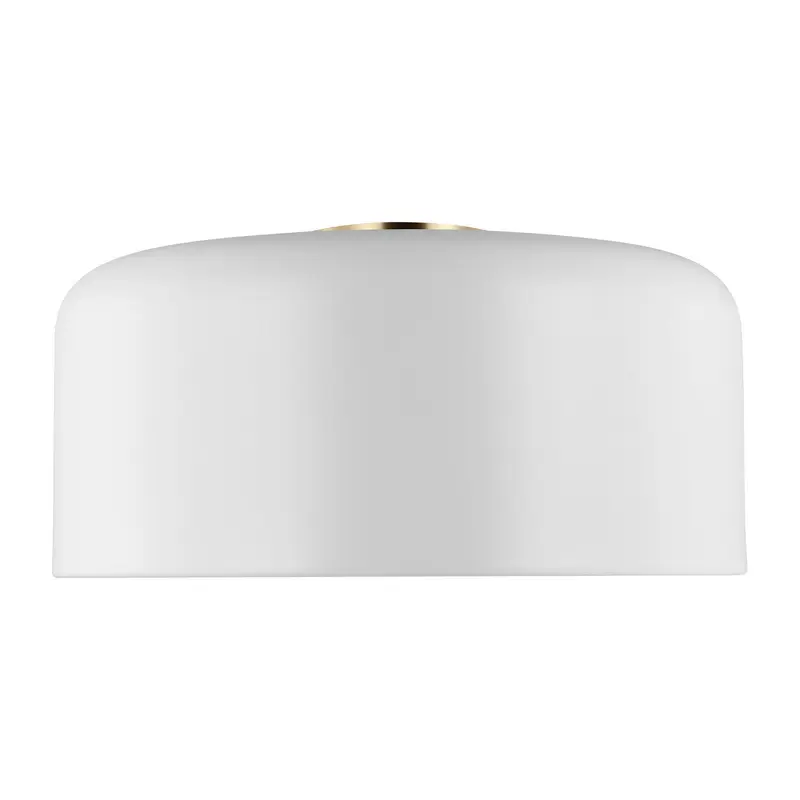 Malone One Light Flush Mount Matte White