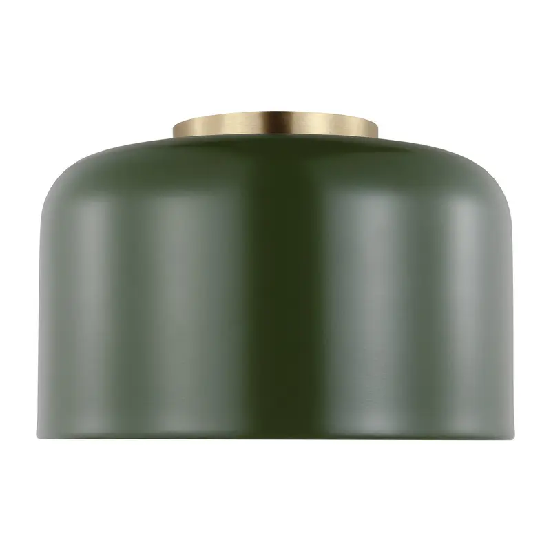 Malone One Light Flush Mount Olive