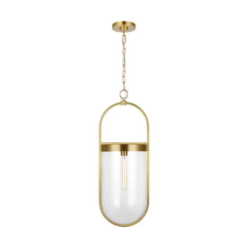 Blaine One Light Pendant Burnished Brass