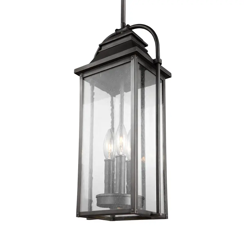 Wellsworth Three Light Pendant Antique Bronze