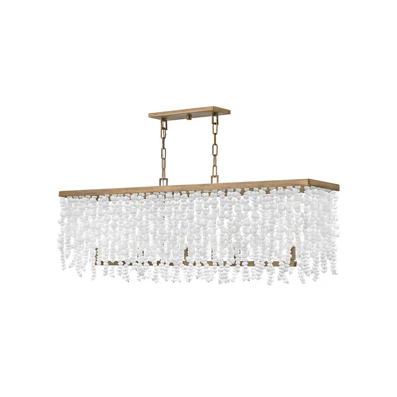 Dune LED Linear Chandelier Burnished Gold