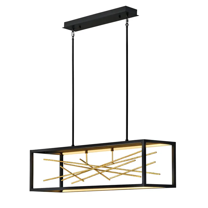 Styx LED Linear Pendant Black