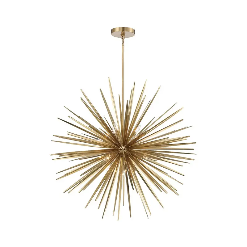Trapani 14 Light Chandelier Soft Brass