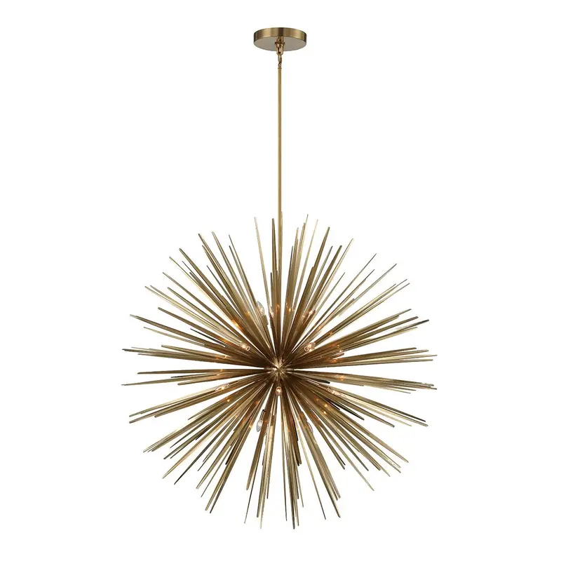 Trapani 18 Light Chandelier Soft Brass