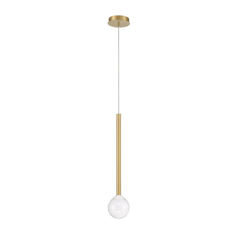 Positano LED Pendant Plated Brushed Gold