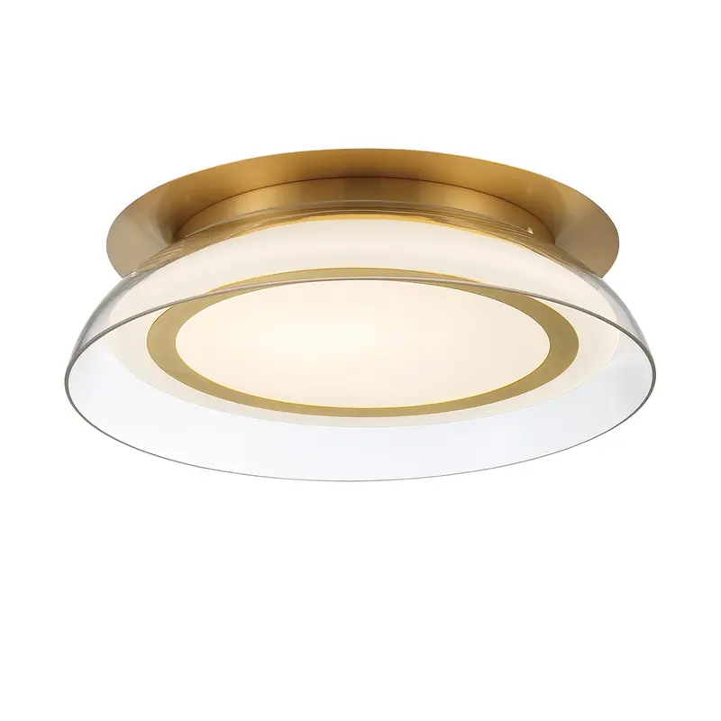 Pescara LED Ceiling Mount Plated Brushed Gold