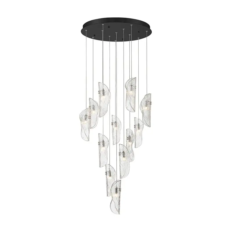 Sorrento LED Chandelier Black