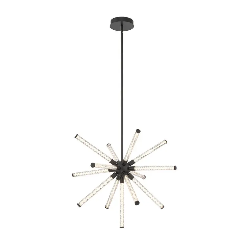 Volterra LED Chandelier Matte Black