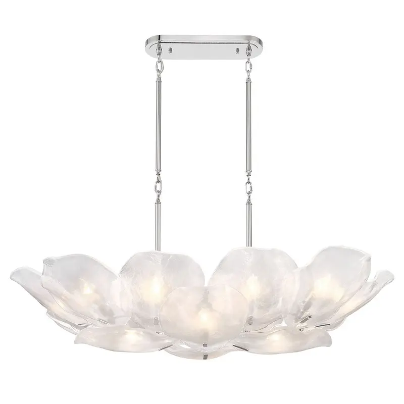 Corato 14 Light Island Chandelier Chrome