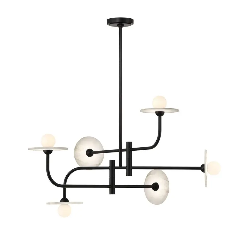 Teramo LED Chandelier Matte black