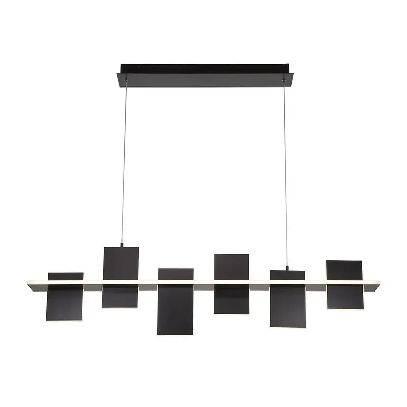 Affilato LED Chandelier Satin black