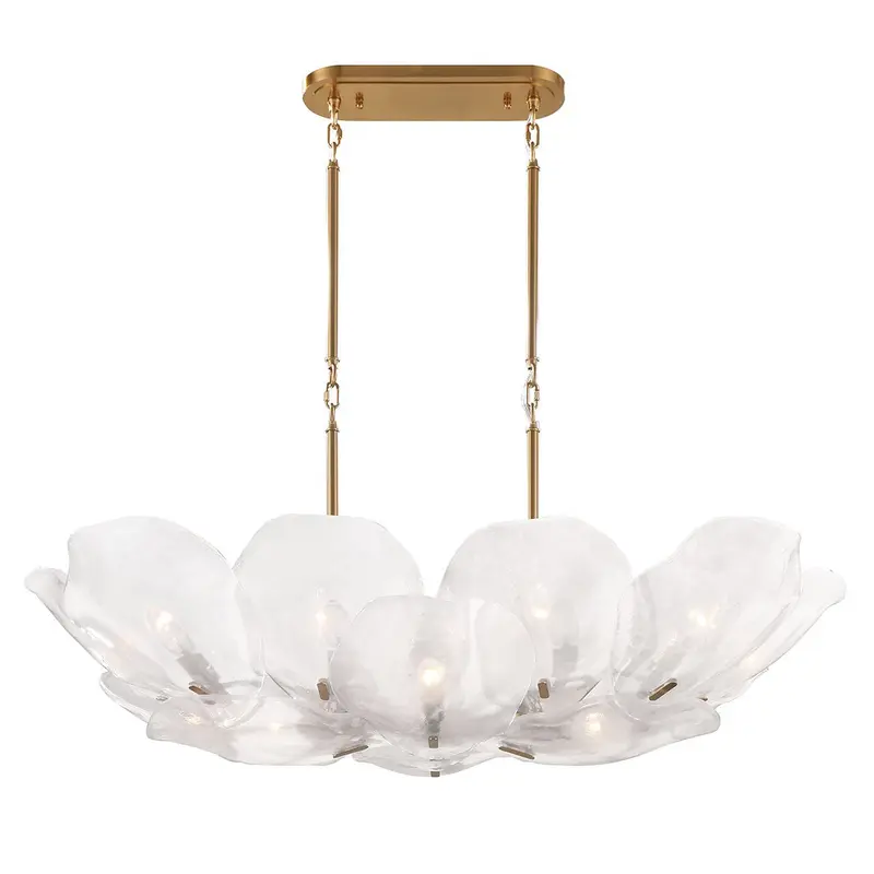 Corato 14 Light Chandelier Brushed Brass