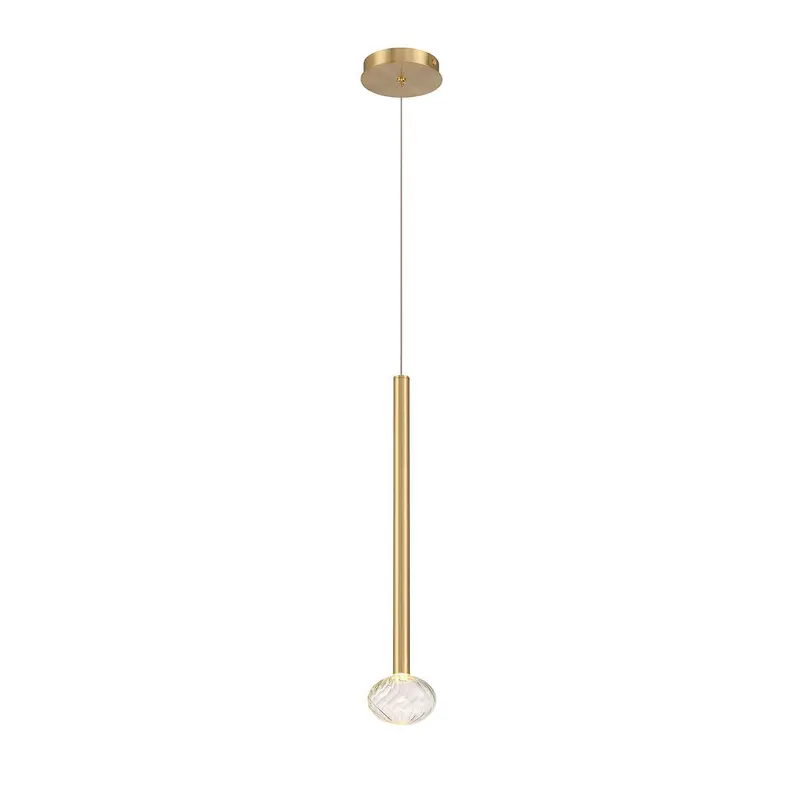 Soffio LED Pendant Brushed Gold