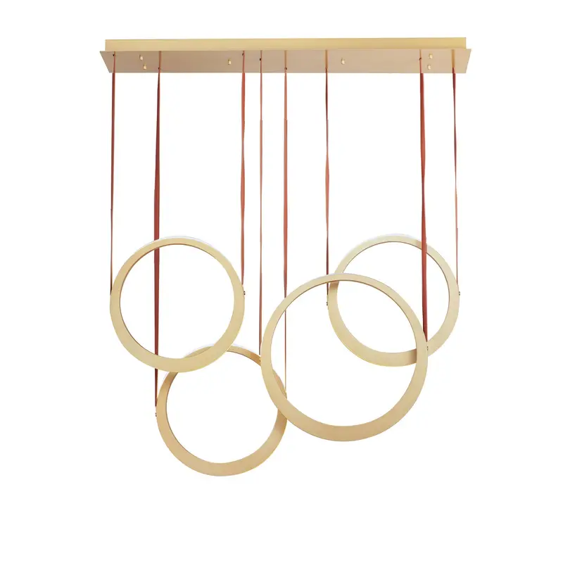 Tether LED Pendant Natural Aged Brass