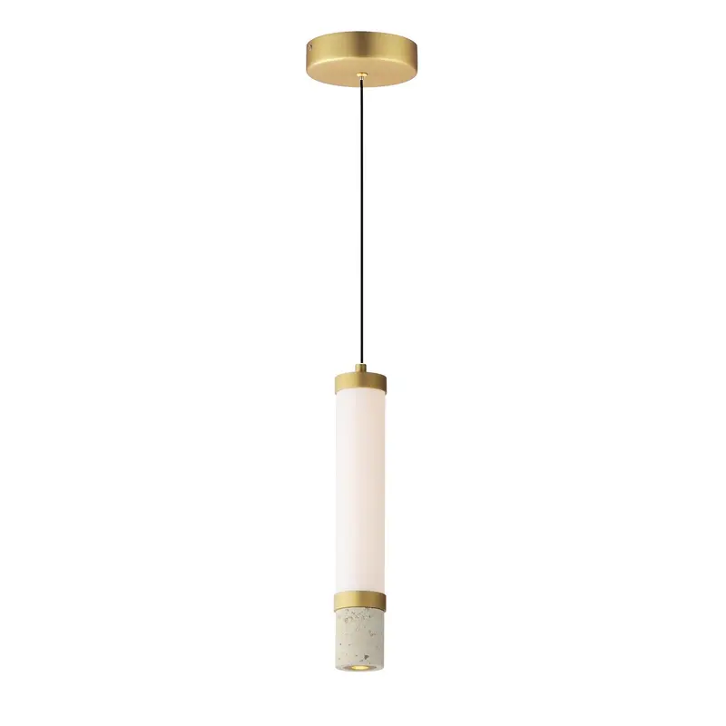Travertine LED Pendant Travertine / Gold