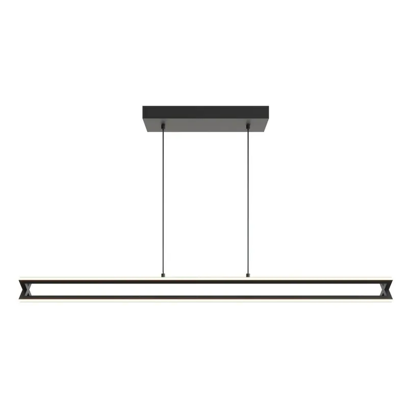 Cass LED Linear Pendant Black