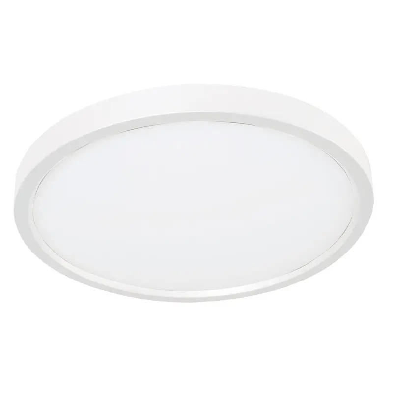 Edge Round LED Flush Mount White