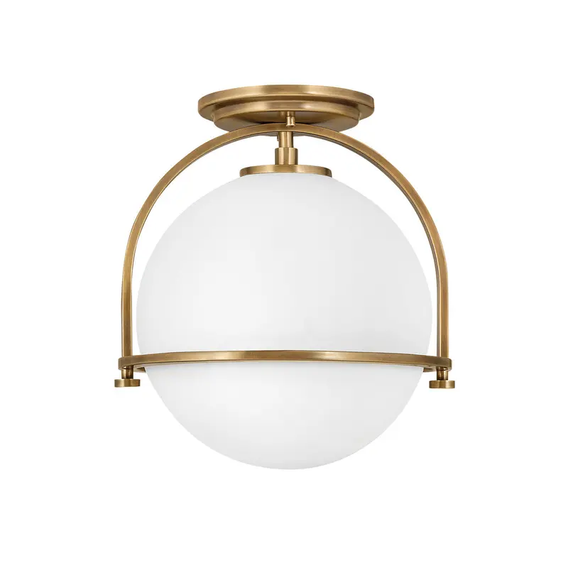 Somerset LED Foyer Pendant Heritage Brass