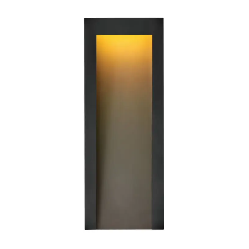 Taper LED Outdoor Lantern Textured Black