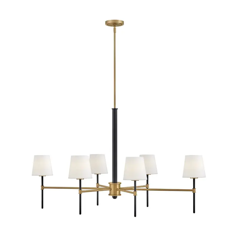 Saunders LED Linear Pendant Black