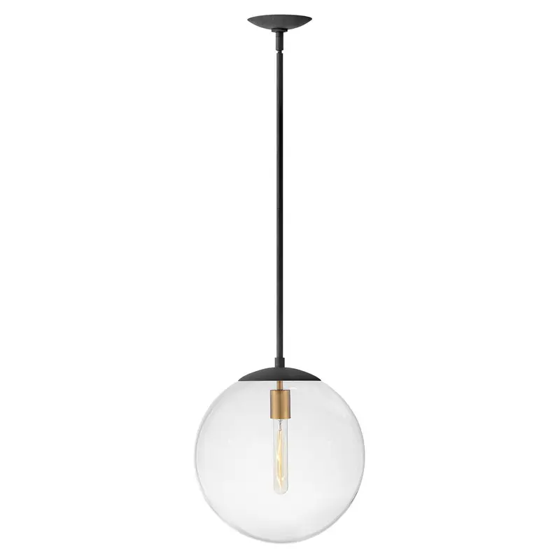 Warby LED Pendant Aged Zinc