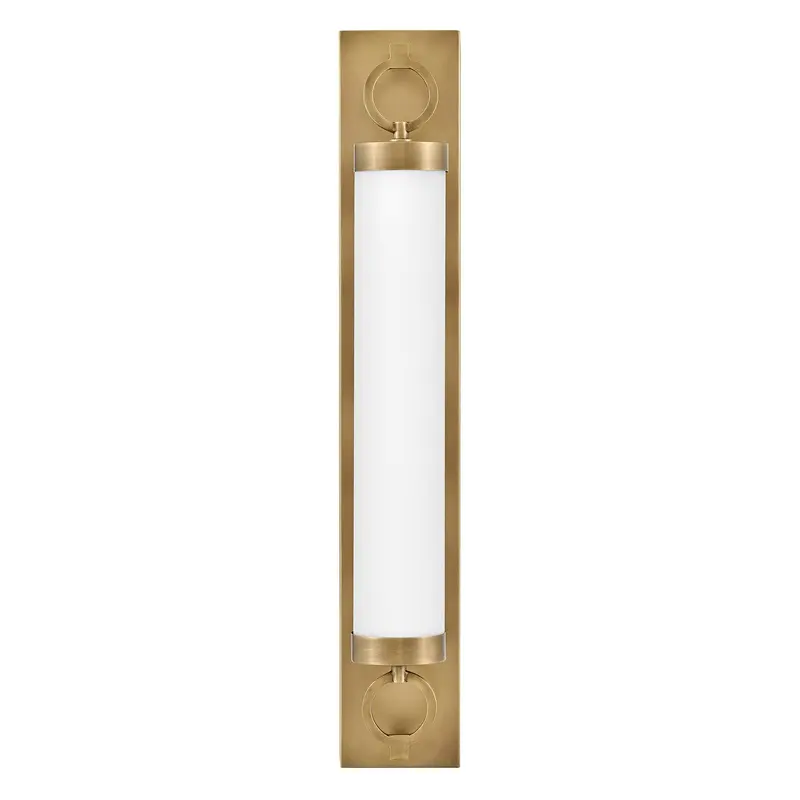 Baylor LED Vanity Heritage Brass