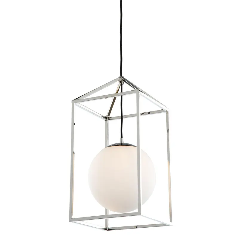 Eclipse One Light Pendant Polished Nickel
