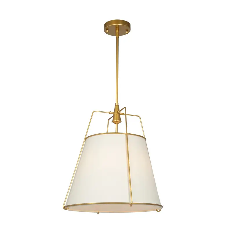 Pullman Three Light Pendant Brass