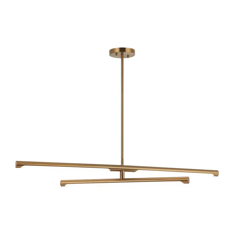Novelle LED Pendant Aged Gold Brass