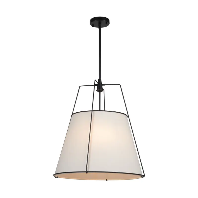 Pullman Four Light Pendant Black