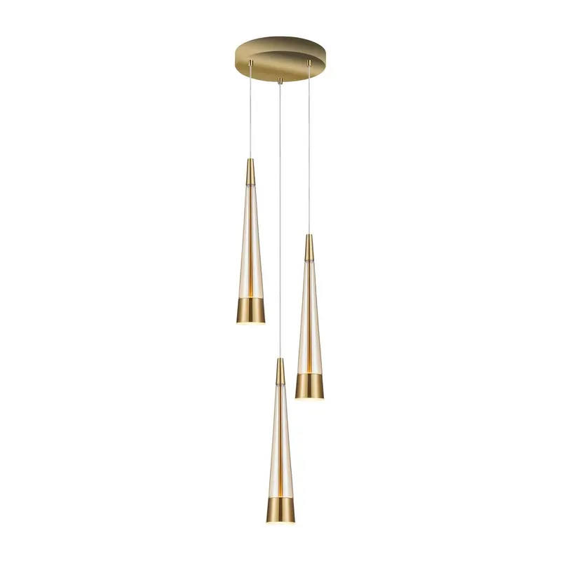 Sunnyvale LED Chandelier Brass