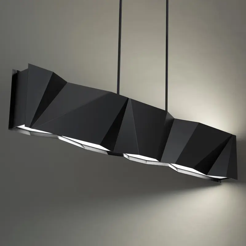 Intrasection LED Linear Pendant Black