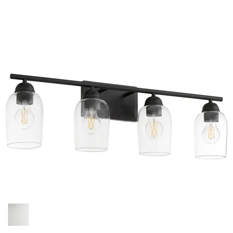 Wallinger Four Light Vanity Satin Nickel