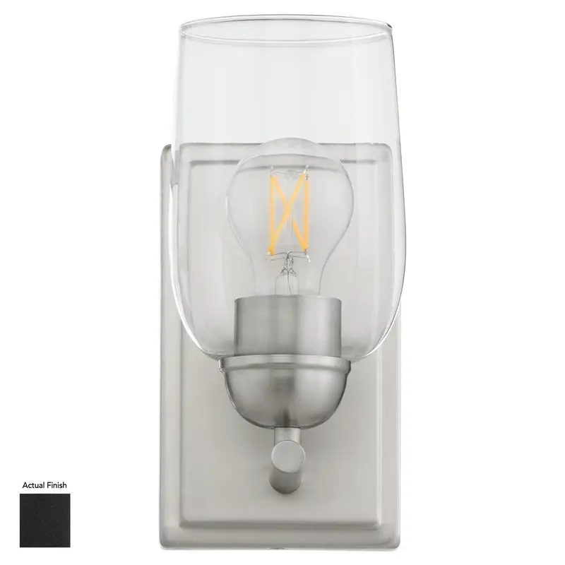 Wallinger One Light Wall Mount Matte Black