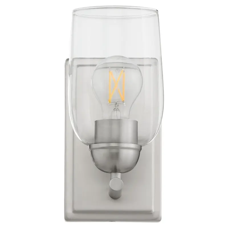 Wallinger One Light Wall Mount Satin Nickel