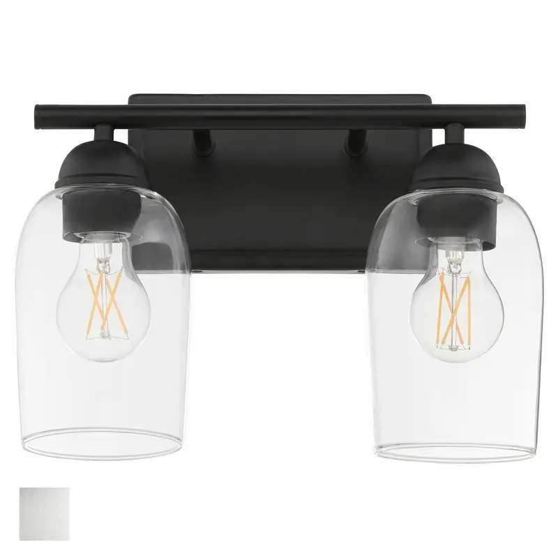 Wallinger Two Light Vanity Satin Nickel