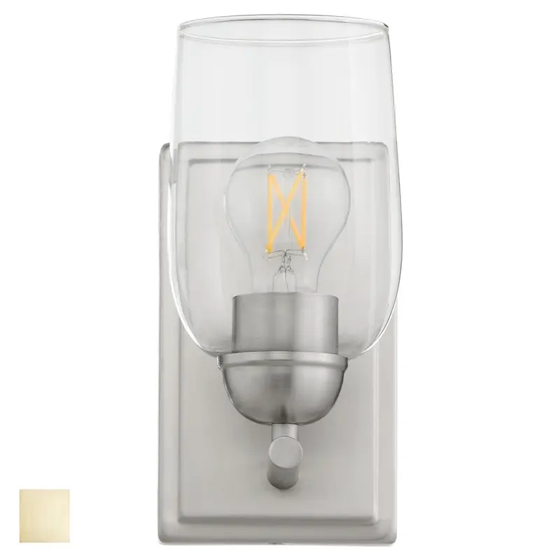 Wallinger One Light Wall Mount Aged Brass