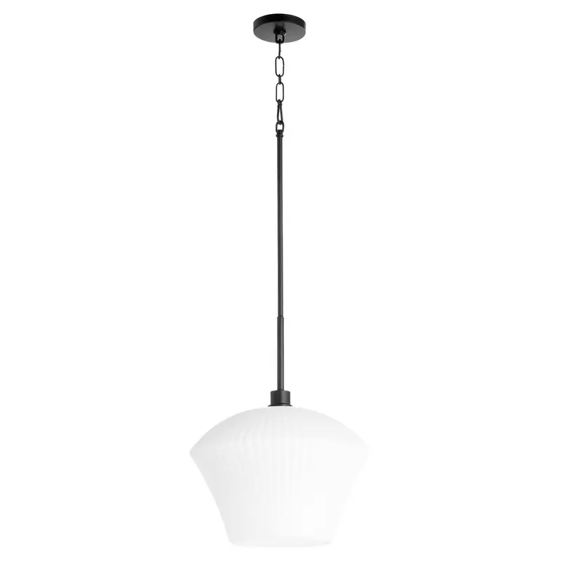 Cassini One Light Pendant Matte Black