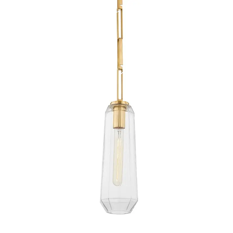 Copenhagen One Light Pendant Vintage Brass