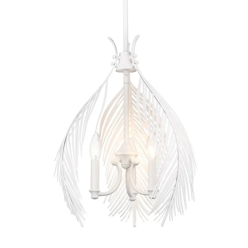 Cay Three Light Pendant Matte White