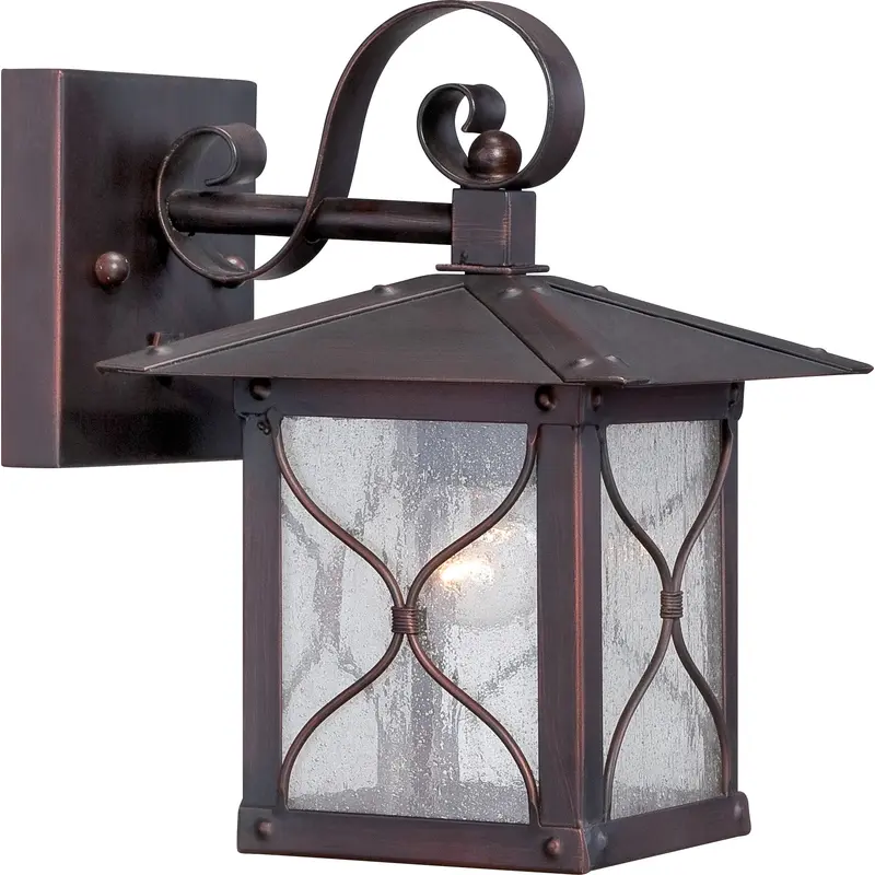 Vega One Light Wall Lantern Classic Bronze