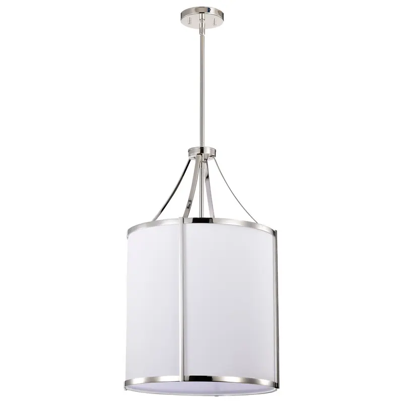 Easton Three Light Pendant Polished Nickel