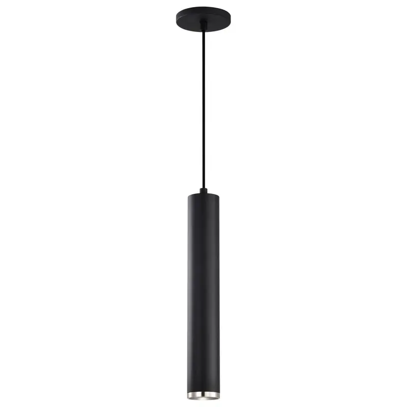 Century LED Pendant Matte Black / Brushed Nickel