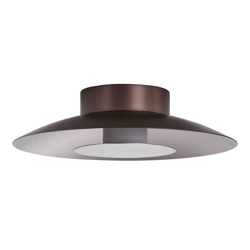 Luma LED Flush Mount Coffee Silver