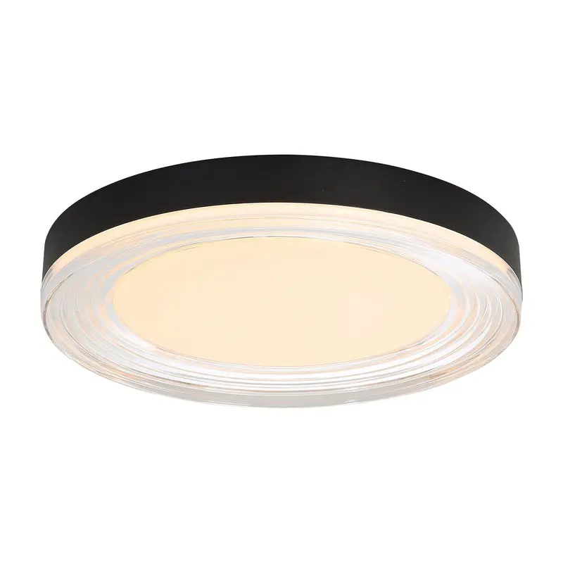 Ondulada LED Flush Mount Sand Black