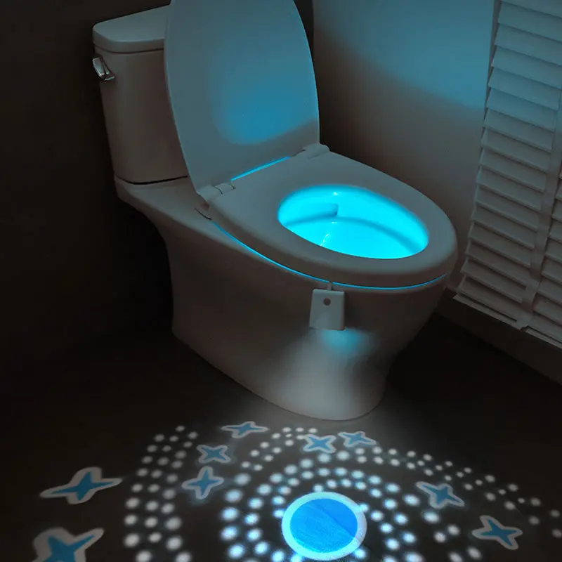 Modern Simplicity Sensible Rectangle PC Shade LED Toilet Light Night Light For Bathroom